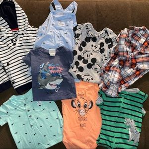Lot of 8 baby boy pieces - 12-18M. ALL SOLD TOGETHER